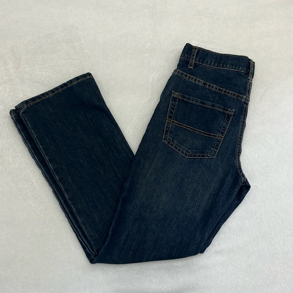PLACE Boy’s Boot Cut Dark Wash Denim Jeans Size 12